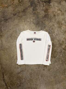 Vintage Harley Davidson Long Sleeve Shirt Daytona Bike Week XL
